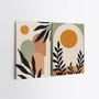 Wallity Lienzo Decorativo Multicolor 70 x 100 cm (Set de 2)